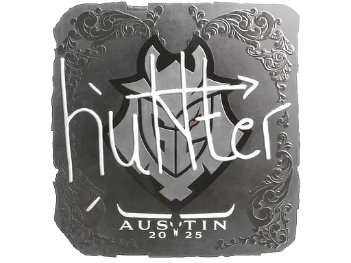 Sticker | huNter- (Foil) | Austin 2025