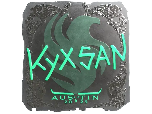 Sticker | kyxsan (Foil) | Austin 2025