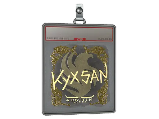 Sticker Slab | kyxsan (Gold) | Austin 2025