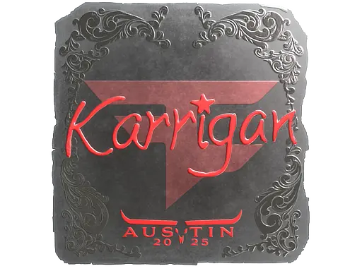 Sticker | karrigan (Foil) | Austin 2025