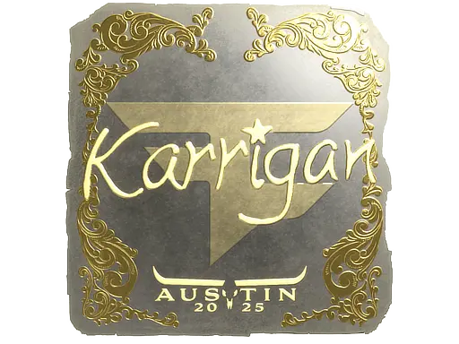 Sticker | karrigan (Gold) | Austin 2025