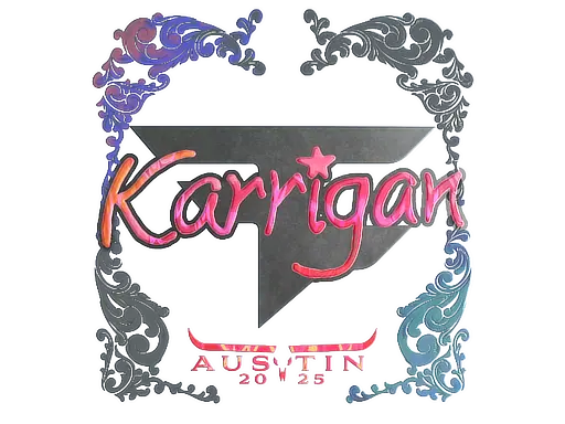 Sticker | karrigan (Holo) | Austin 2025