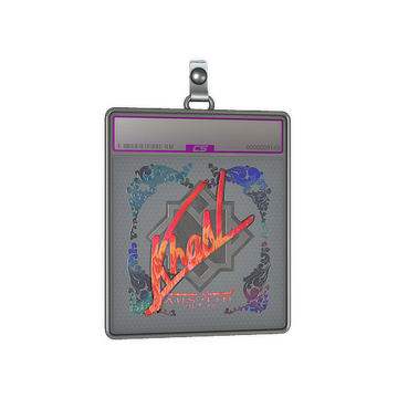 Sticker Slab | khaN (Holo) | Austin 2025