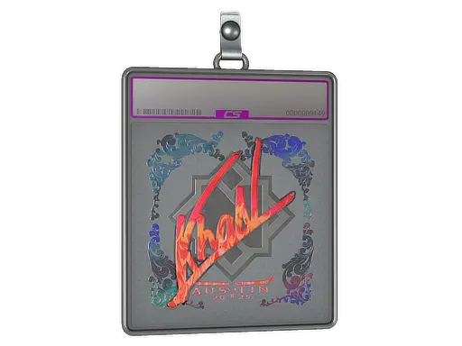 Sticker Slab | khaN (Holo) | Austin 2025