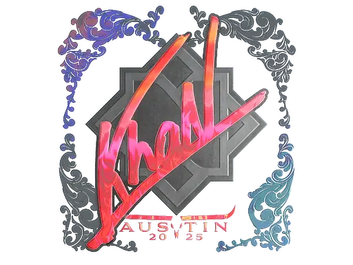 Sticker | khaN (Holo) | Austin 2025