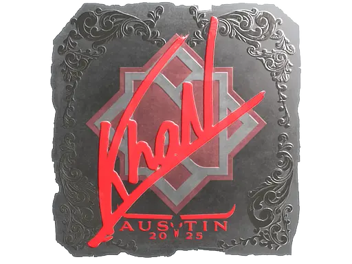 Sticker | khaN (Foil) | Austin 2025