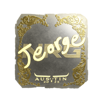 Sticker | jeorge (Gold) | Austin 2025