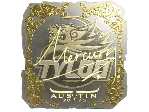 Sticker | Mercury (Gold) | Austin 2025
