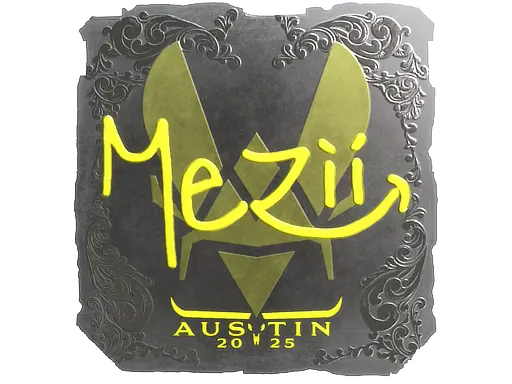 Sticker | mezii (Foil) | Austin 2025