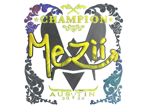 Sticker | mezii (Holo, Champion) | Austin 2025