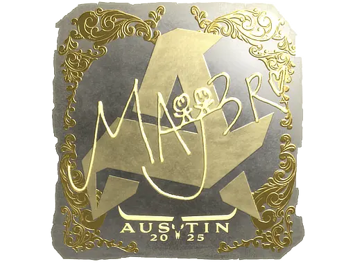 Sticker | MAJ3R (Gold) | Austin 2025