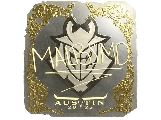 Sticker | malbsMd (Gold) | Austin 2025