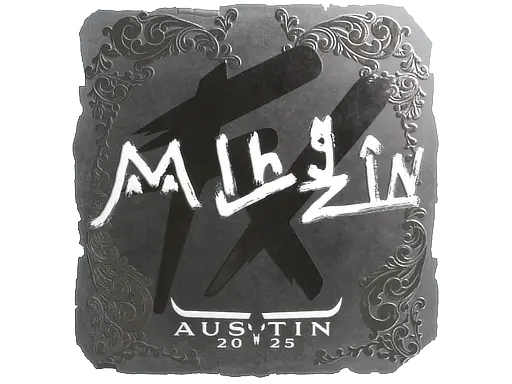 Sticker | mlhzin (Foil) | Austin 2025