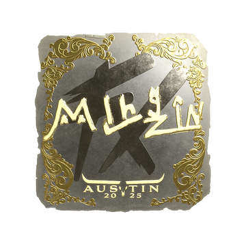 Sticker | mlhzin (Gold) | Austin 2025