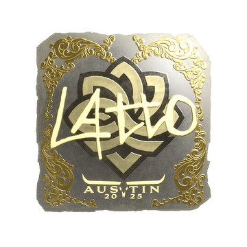 Sticker | latto (Gold) | Austin 2025