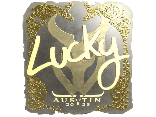 Sticker | Lucky (Gold) | Austin 2025