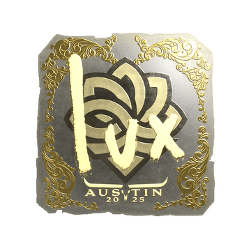 Sticker | lux (Gold) | Austin 2025