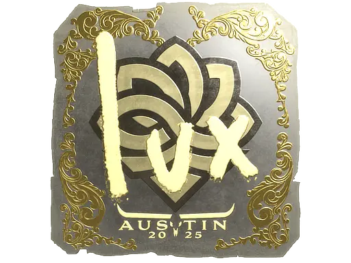 Sticker | lux (Gold) | Austin 2025