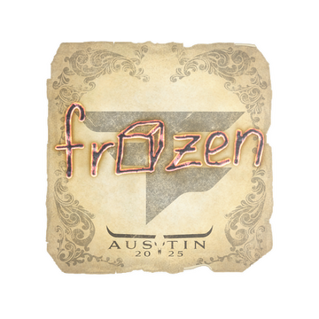 Sticker | frozen | Austin 2025