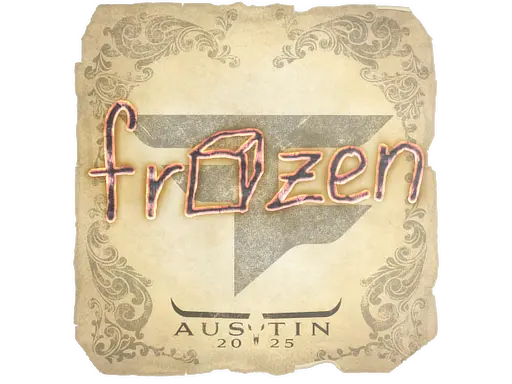 Sticker | frozen | Austin 2025