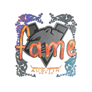 Sticker | fame (Holo) | Austin 2025