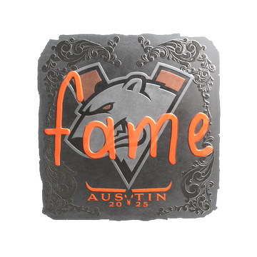 Sticker | fame (Foil) | Austin 2025