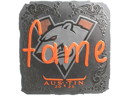 Sticker | fame (Foil) | Austin 2025