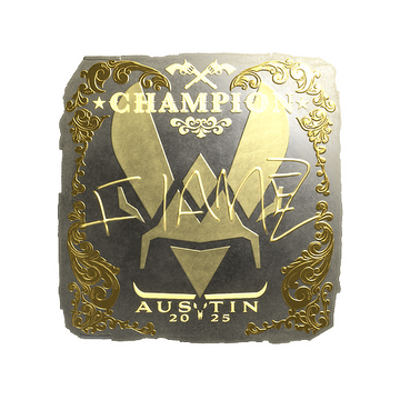 Sticker | FlameZ (Gold, Champion) | Austin 2025
