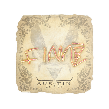 Sticker | FlameZ | Austin 2025