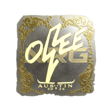 Sticker | oSee (Gold) | Austin 2025