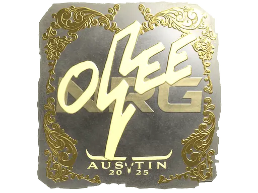 Sticker | oSee (Gold) | Austin 2025