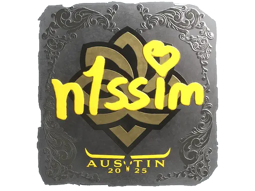Sticker | n1ssim (Foil) | Austin 2025