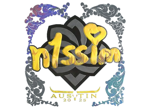 Sticker | n1ssim (Holo) | Austin 2025