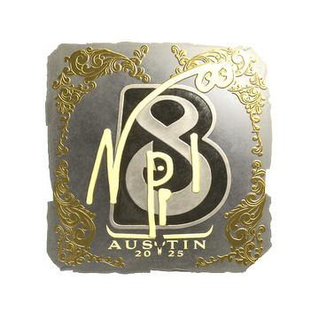 Sticker | npl (Gold) | Austin 2025