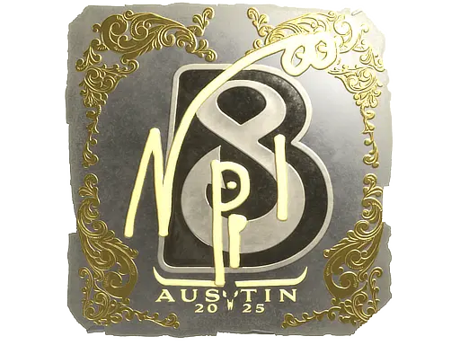 Sticker | npl (Gold) | Austin 2025