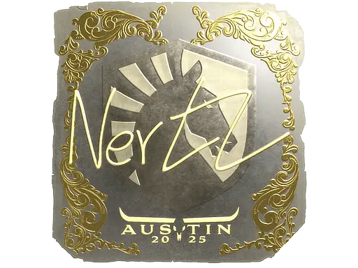 Sticker | NertZ (Gold) | Austin 2025