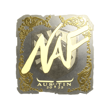 Sticker | NAF (Gold) | Austin 2025