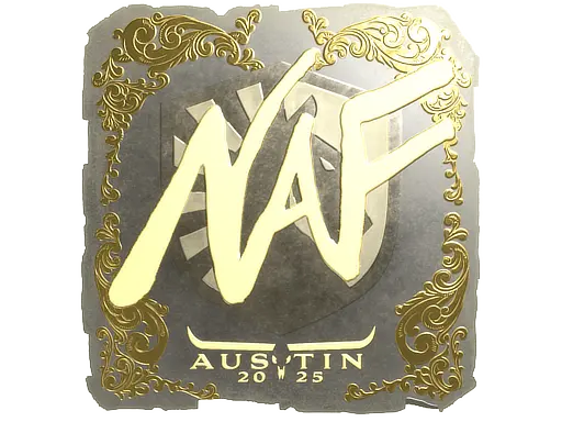 Sticker | NAF (Gold) | Austin 2025
