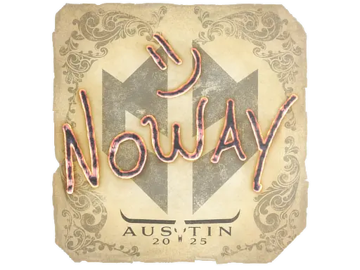 Sticker | noway | Austin 2025