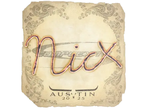 Sticker | nicx | Austin 2025