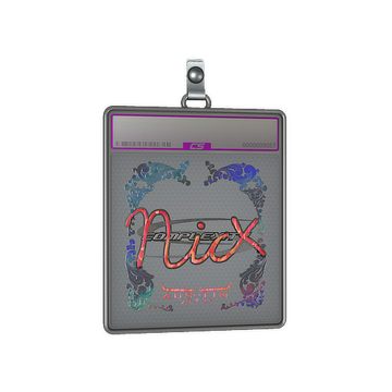 Sticker Slab | nicx (Holo) | Austin 2025