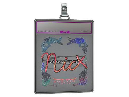 Sticker Slab | nicx (Holo) | Austin 2025