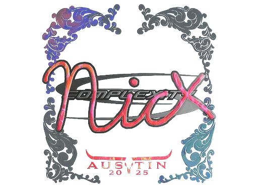 Sticker | nicx (Holo) | Austin 2025