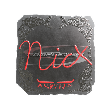 Sticker | nicx (Foil) | Austin 2025