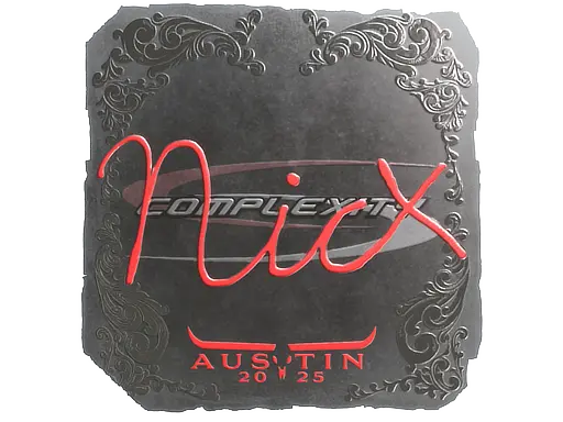 Sticker | nicx (Foil) | Austin 2025