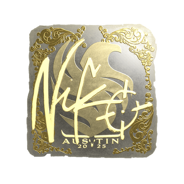 Sticker | NiKo (Gold) | Austin 2025
