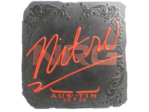 Sticker | nitr0 (Foil) | Austin 2025
