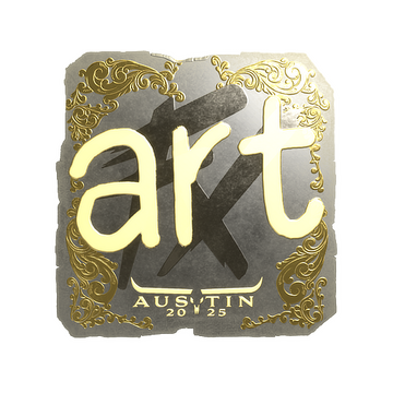 Sticker | arT (Gold) | Austin 2025