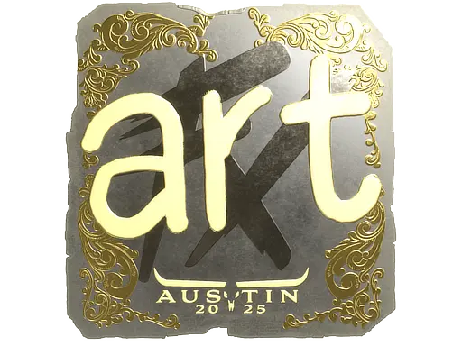 Sticker | arT (Gold) | Austin 2025