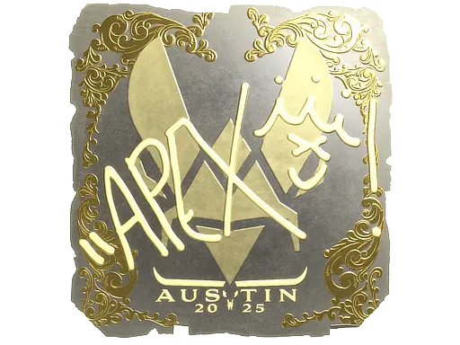 Sticker | apEX (Gold) | Austin 2025